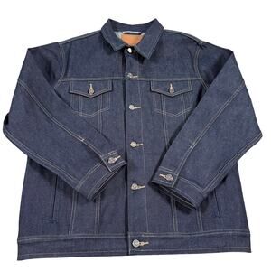 NWOT Thursday Selvedge Denim Trucker Jacket XXL 13.75oz Japanese Denim